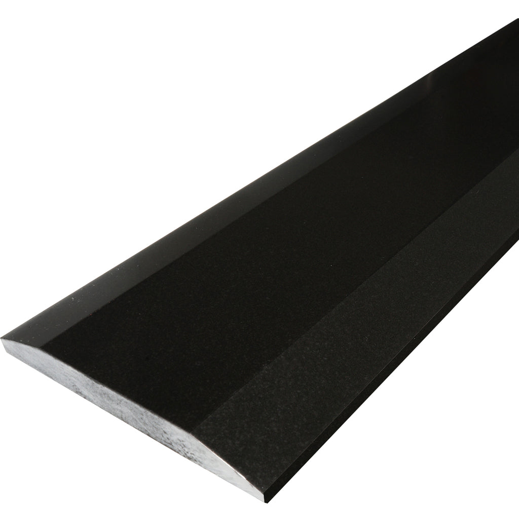 Absolute Black Honed Stone ADA Saddle Threshold Double Side Hollywood