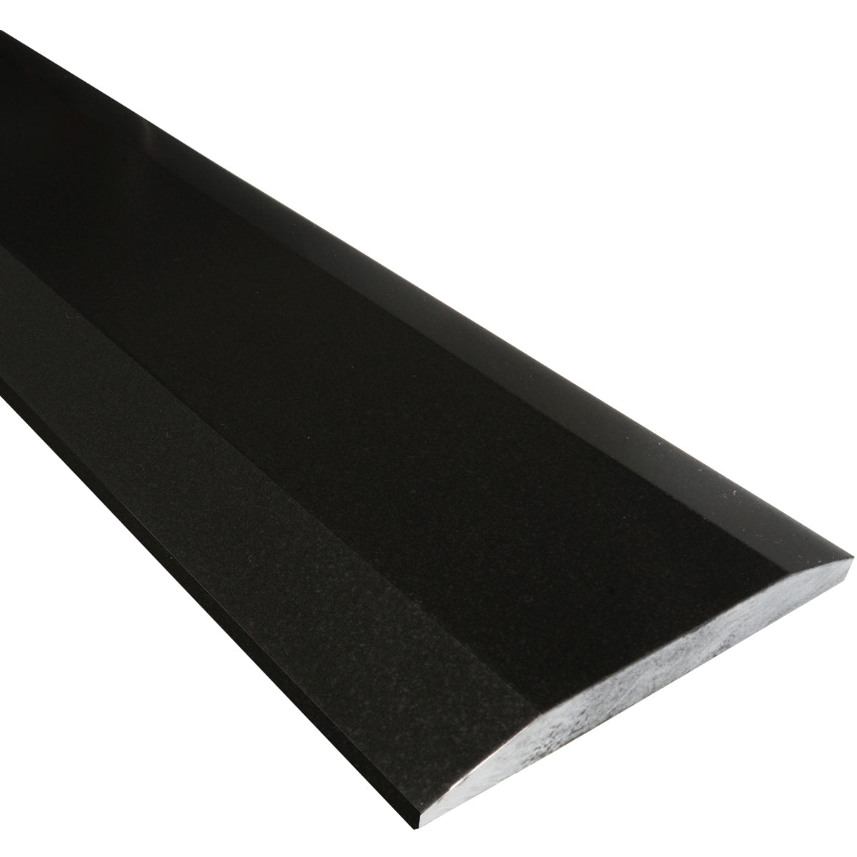 Absolute Black Honed Stone ADA Saddle Threshold Double Side Hollywood