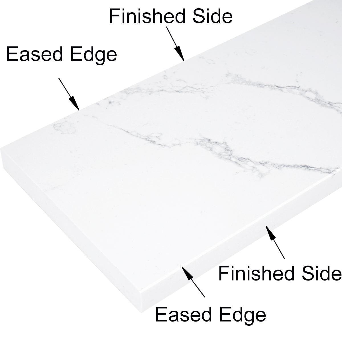 Calacata Stone Saddle Threshold