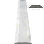 Carrara White Marble Stone ADA Saddle Threshold Double Side Hollywood