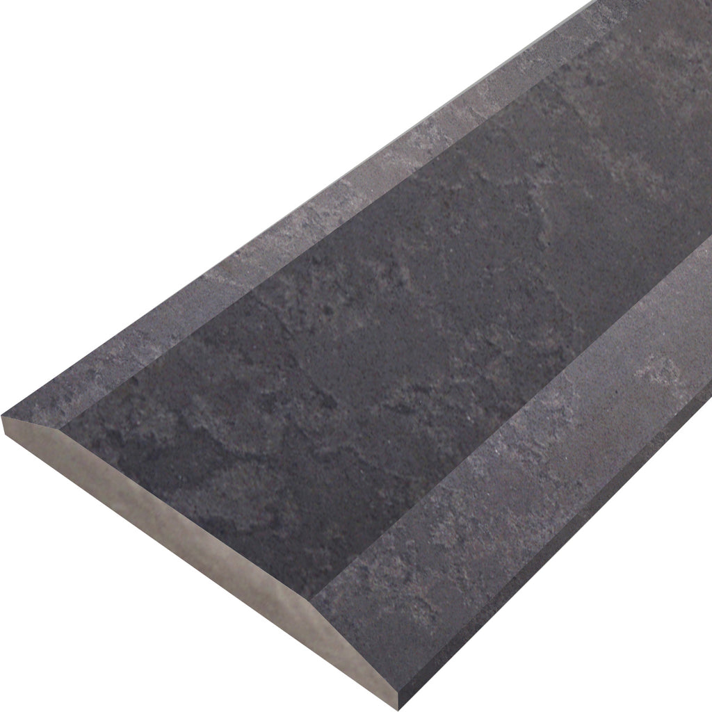 Dark Grey Stone ADA Saddle Threshold Double Side Hollywood