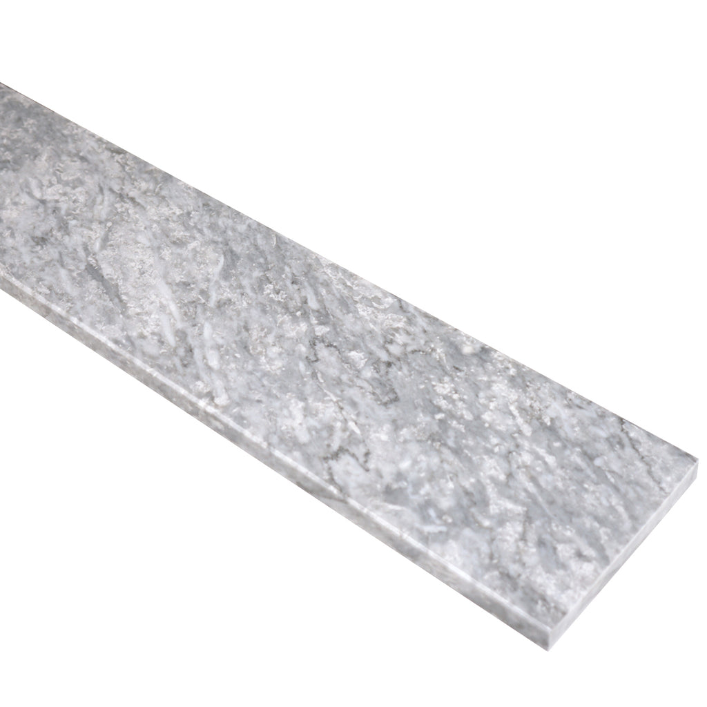 Chelsea Grey Marble Stone Saddle Threshold