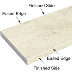 Madreperola Creamy Beige Stone Saddle Threshold