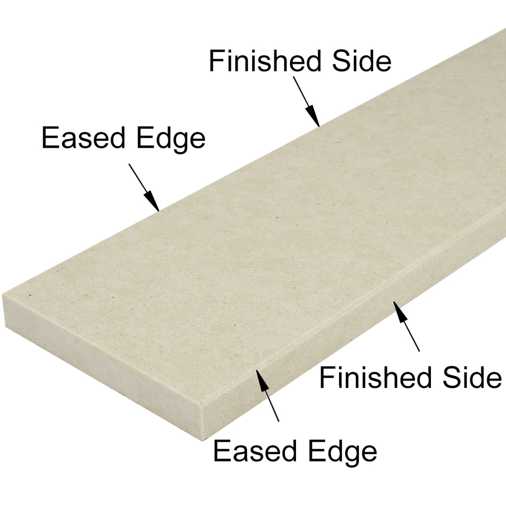 Pearl Marfil Stone Saddle Threshold
