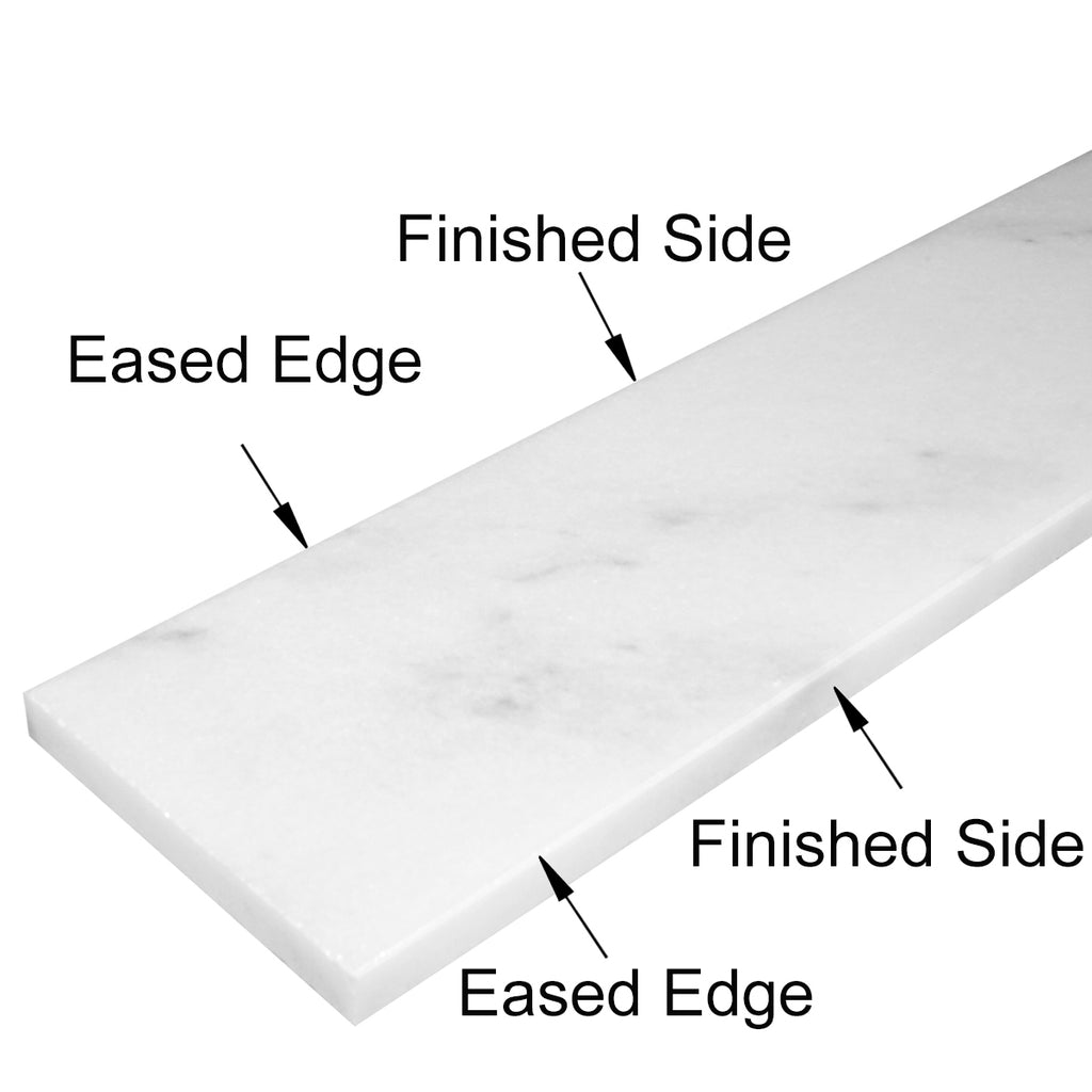 White Marble Stone Saddle Threshold
