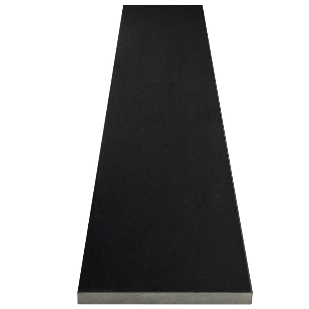 Absolute Black Granite Honed Stone Saddle Threshold