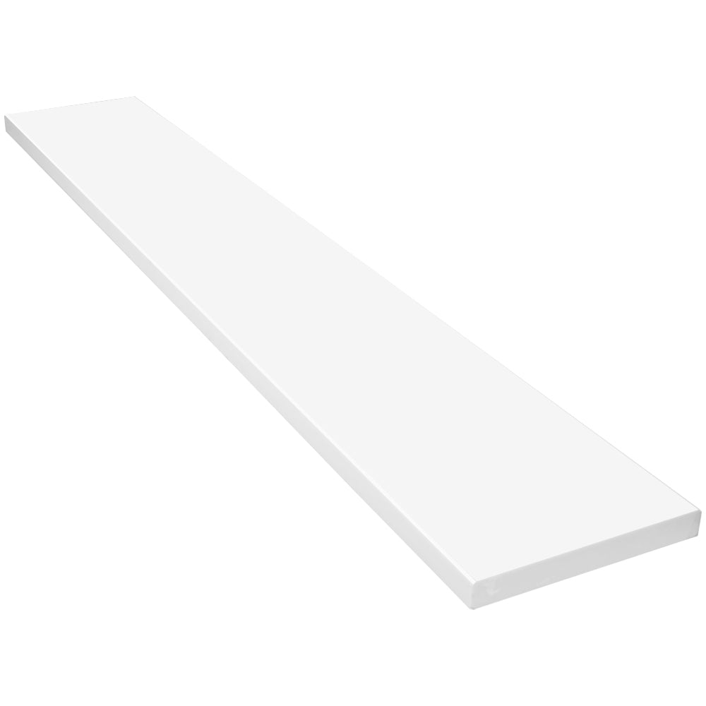 Bright White Stone Saddle Threshold