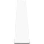 Bright White Stone Saddle Threshold