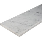 Carrara White Marble Stone Saddle Threshold
