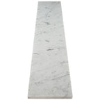 Carrara White Marble Stone Saddle Threshold
