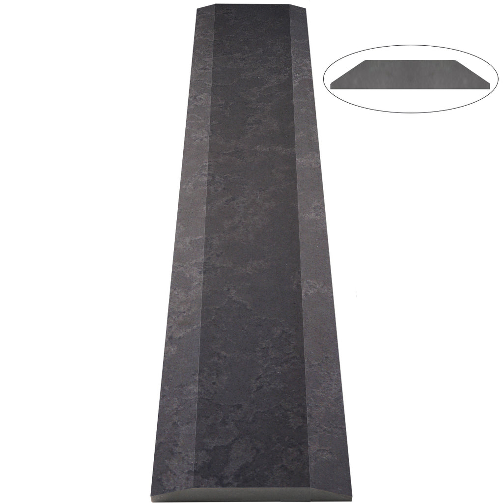 Dark Grey Stone ADA Saddle Threshold Double Side Hollywood