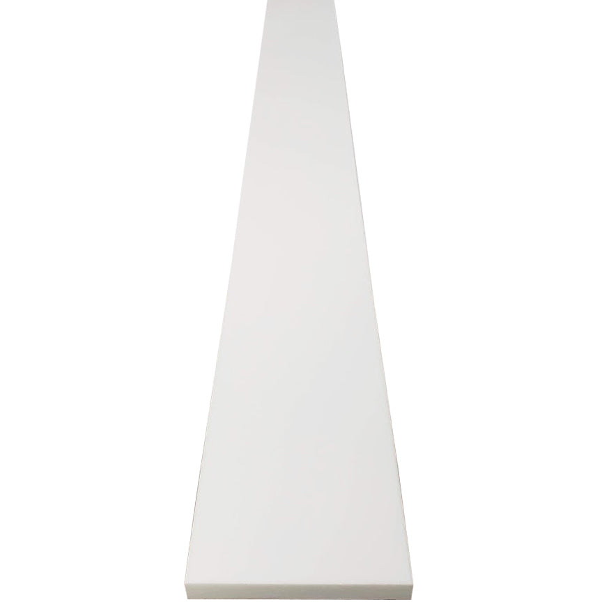 Pure White Stone Saddle Threshold