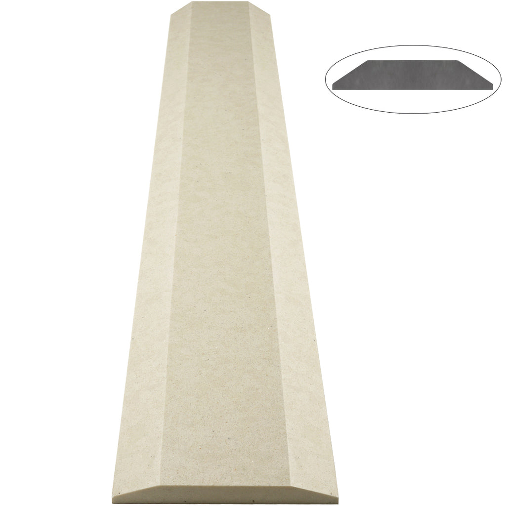 Pearl Marfil Stone ADA Saddle Threshold Double Side Hollywood