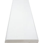Pure White Stone Bullnose Edge Saddle Threshold