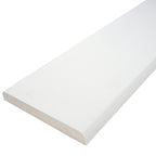 Pure White Stone Bullnose Edge Saddle Threshold
